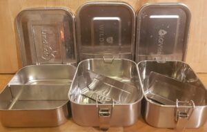 Lunchbox mit und ohne Verschluss